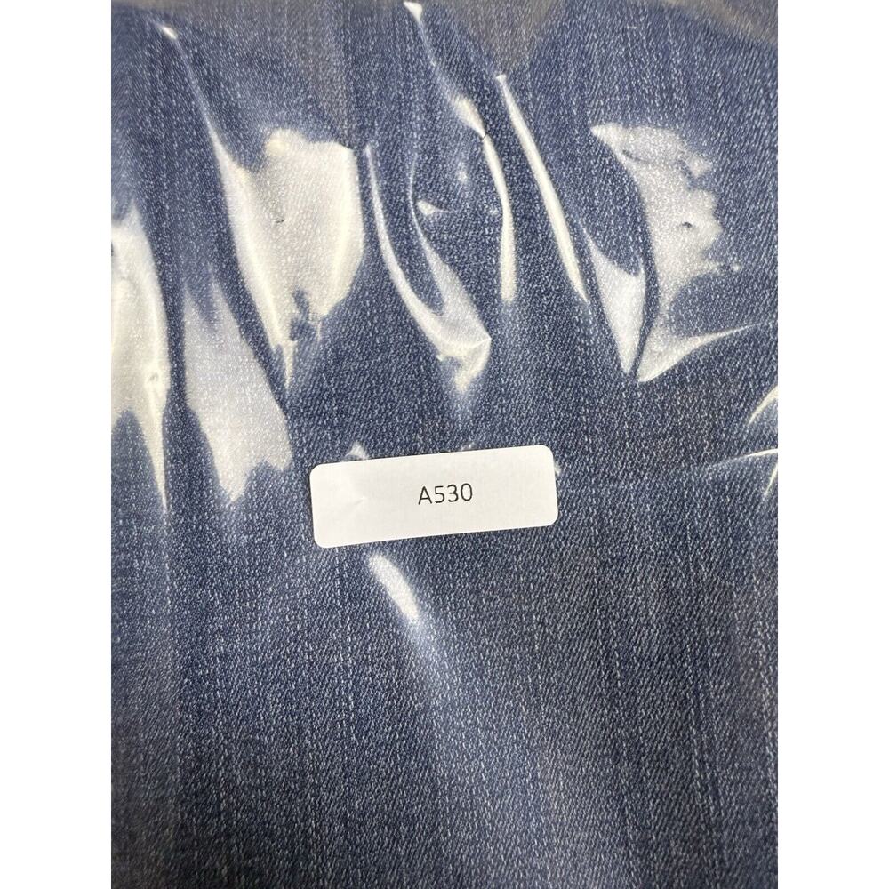 Encore Jeans Skinny Distressed Dark Wash Size 3 Stretch Raw Hem A530 - Picture 11 of 11